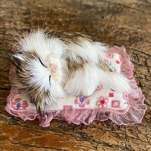 🐈Vintage🐈Cat Sleeping on Pillow